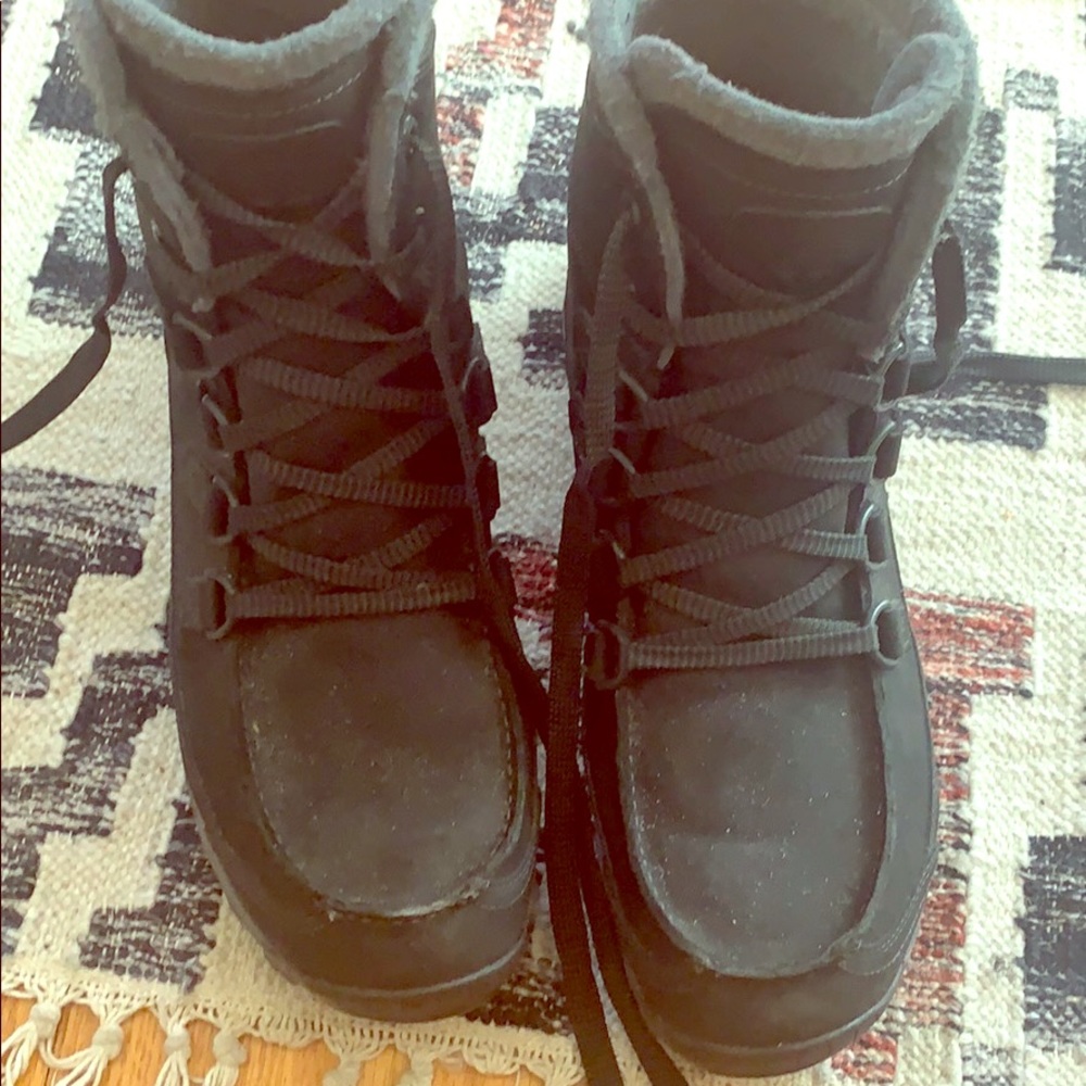Black Timberland boots Size 11.5
